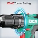 DCA 20V 13mm Cordless Brushless Hammer Drill (Tool Only)