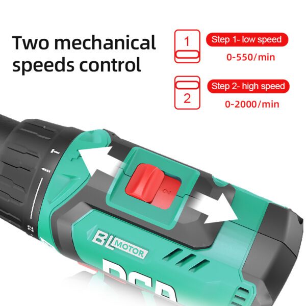 DCA 20V 13mm Cordless Brushless Hammer Drill 60nm (Tool Only)