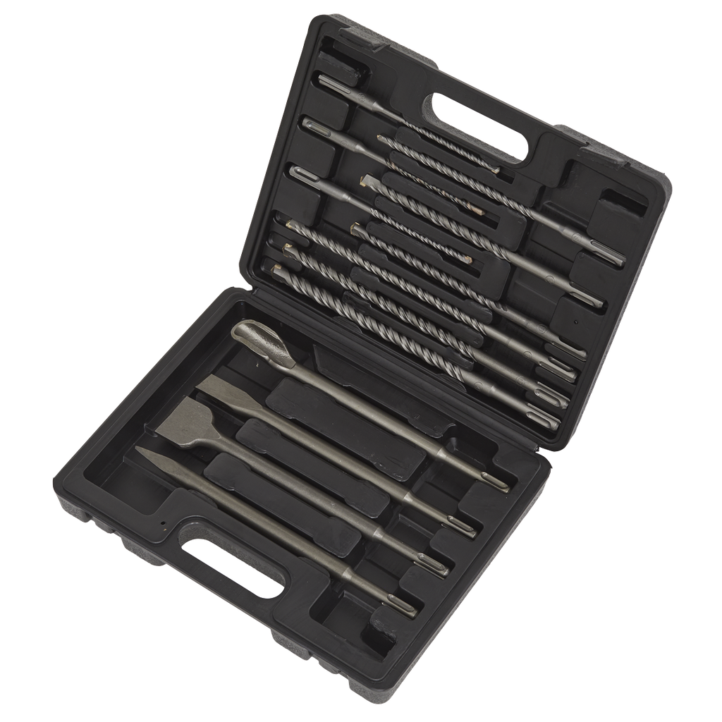 SDS Plus Drill Bit & Chisel Set 13pc