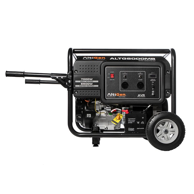 ALTIGEN® 8.5 KVA Electric Start Petrol Generator - Black Edition 7.0KW