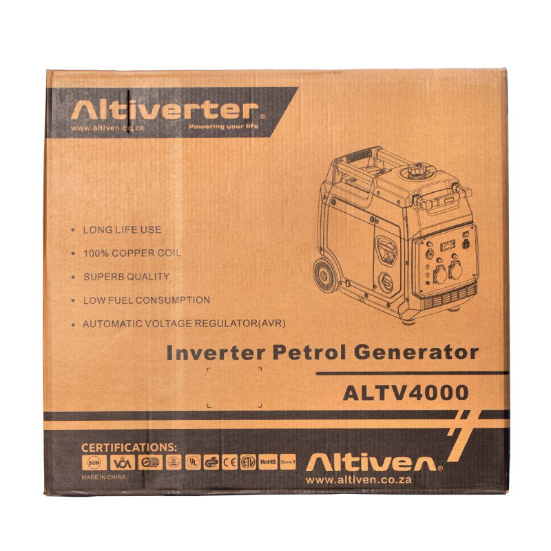 ALTIVERTER® 4.5KVA Pure Sine Wave Inverter Generator - Black Edition 3.8KW