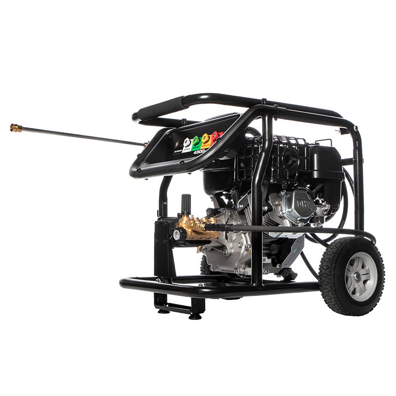 ALTIWASH® Industrial 4 Stroke Petrol Pressure Washer - Black Edition (4300PSI)