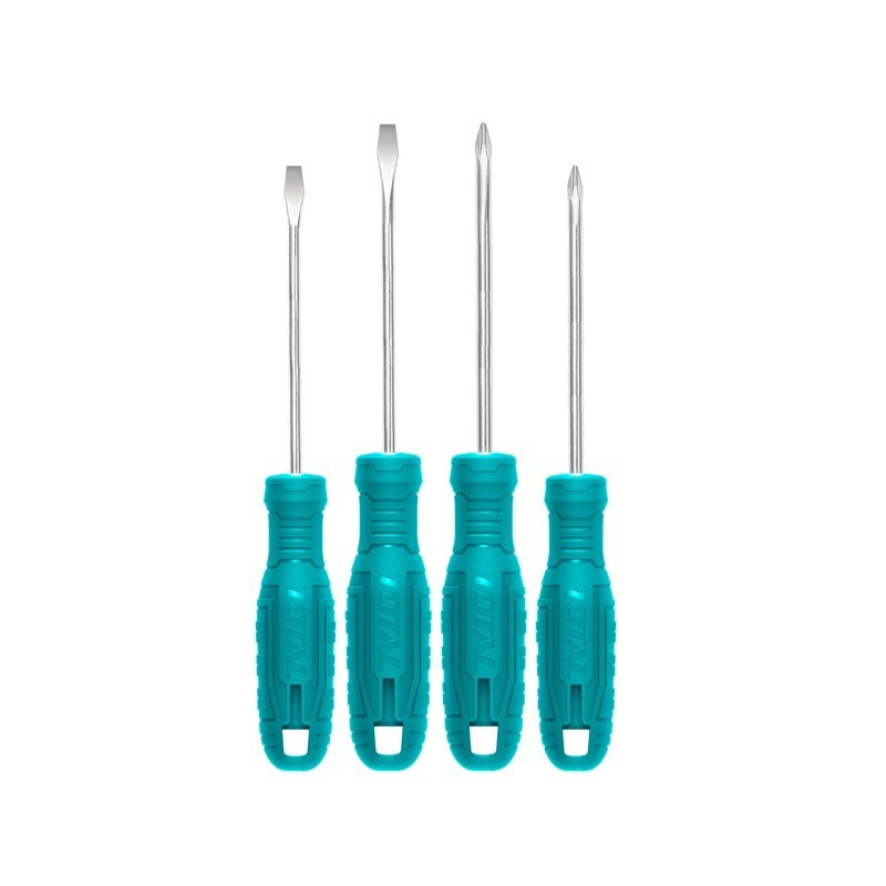 Screwdriver Set 4Pcs 40Cr, TOTAL TOOLS