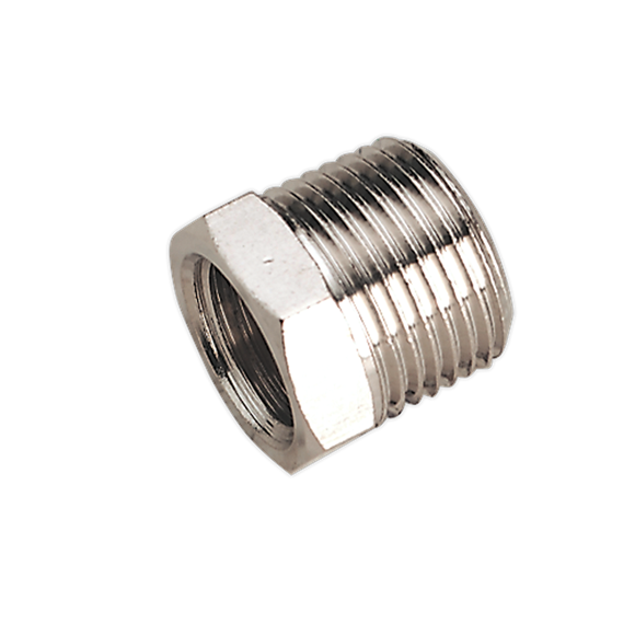 Adaptor 3/8"BSPT Male to 1/4"BSP Female, SEALEY UK