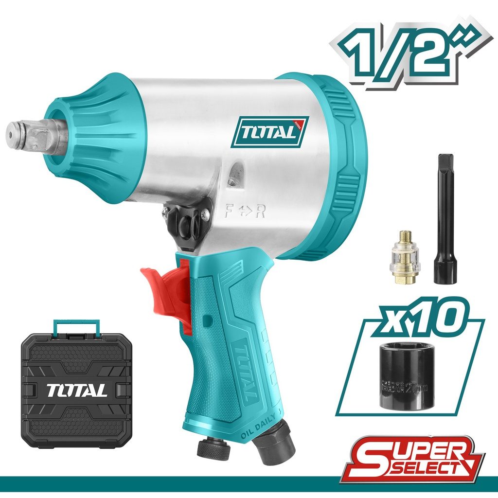 Air Impact Wrench Set, TOTAL TOOLS