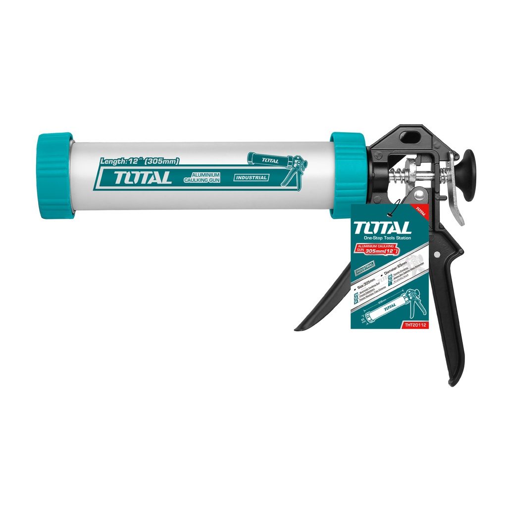 Caulking Gun 12" Aluminum, TOTAL TOOLS