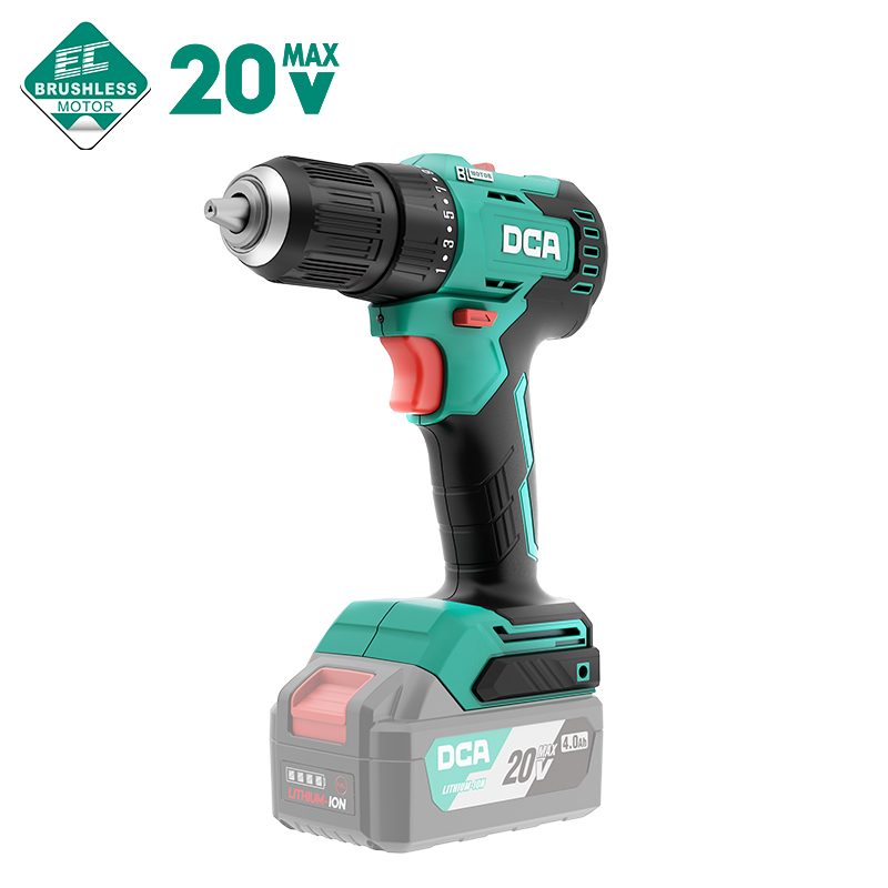 DCA 20V 13mm Cordless Brushless Driver Drill (Tool Only)