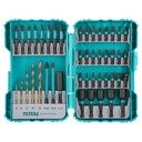 Screwdriver Bit Set 45Pcs Impact, TOTAL TOOLS