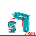 Cordless 4V Screwdriver, TOTAL TOOLS